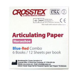 Артикуляционная бумага "подковообразная" (0.0035"/89 µm.) Articulating paper