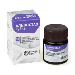 Компресс для альвеол (с метронидазолом и хлоргексидином) Альвостаз